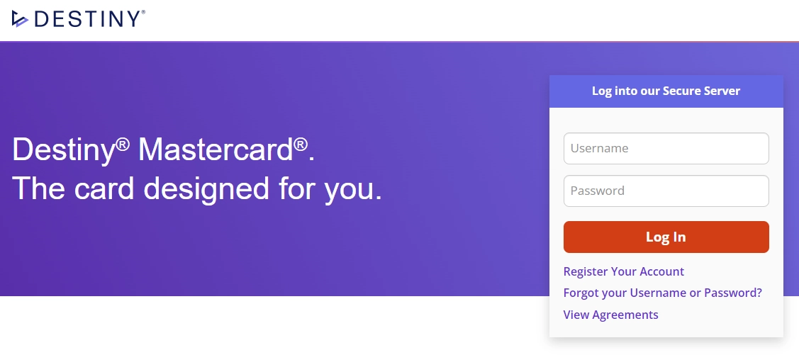 MyDestinyCard Login